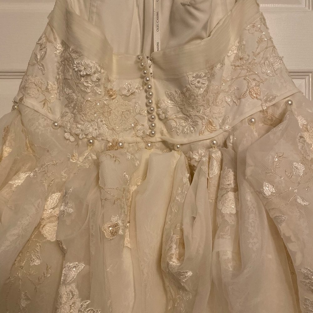Oleg Cassini Organza Wedding Dress